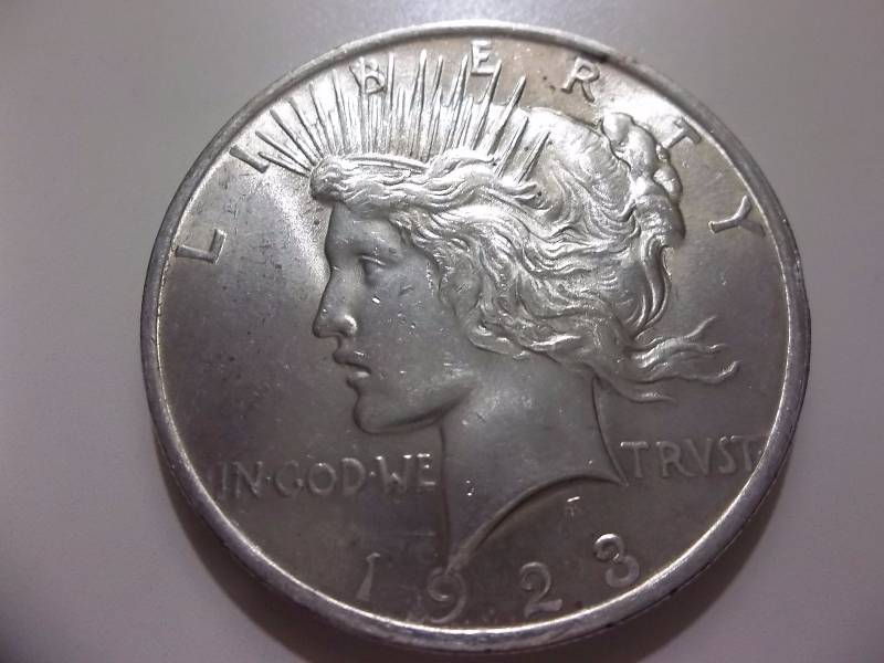 1923  Silver Peace Dollar