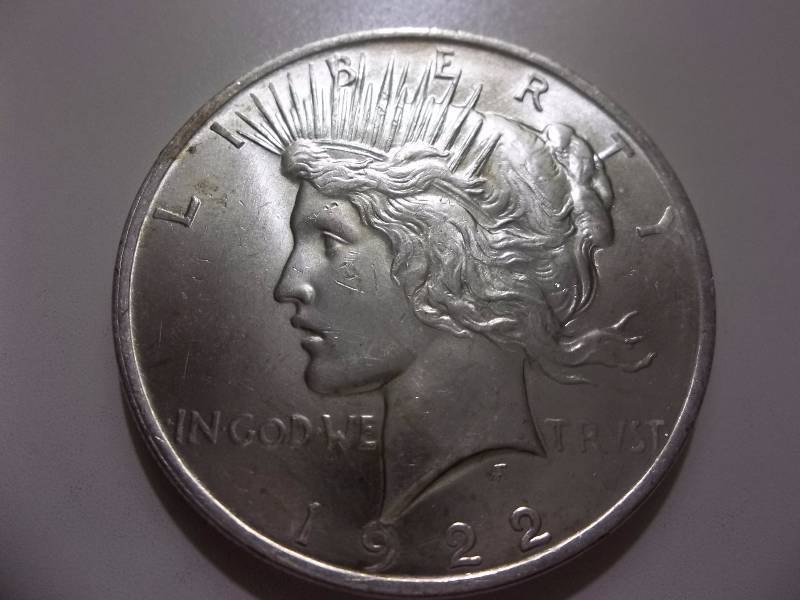 1922 Silver Peace Dollar
