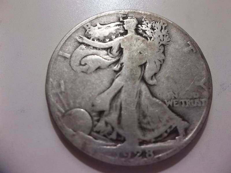 1928 S Walker Half Dollar
