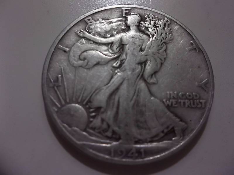 1941 S Walker Half Dollar