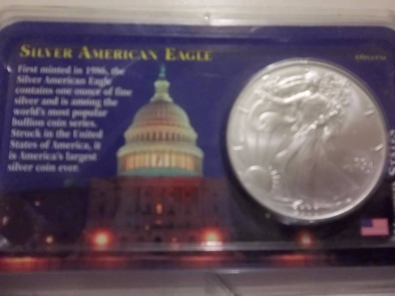 2000 Silver Eagle Unc By Littleton