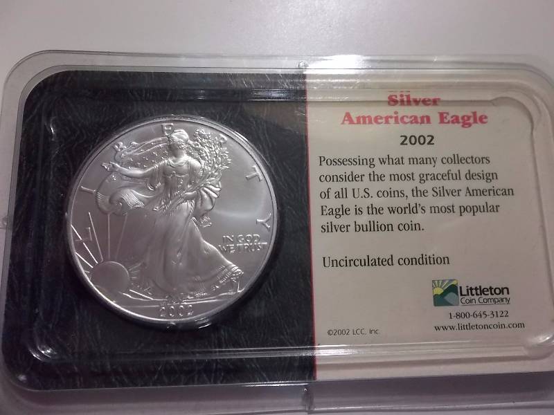 2002 Silver Eagle Unc By Littleton