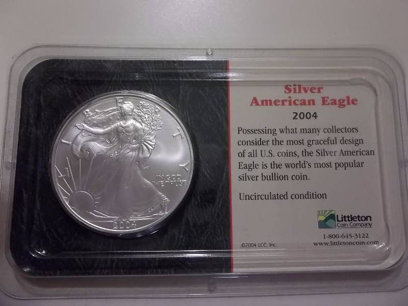 2004 Silver Eagle Unc By Littleton
