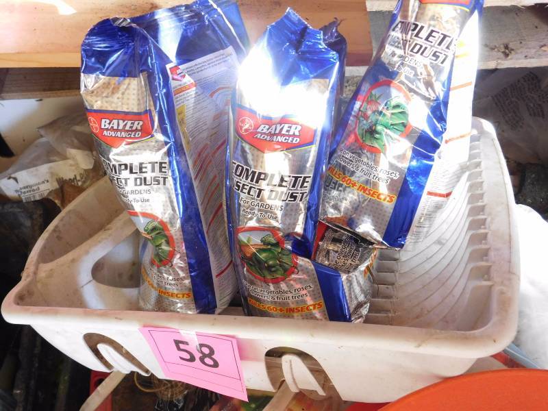 lot 58 image: Bayer complete insect  insecticide 3 full bags
