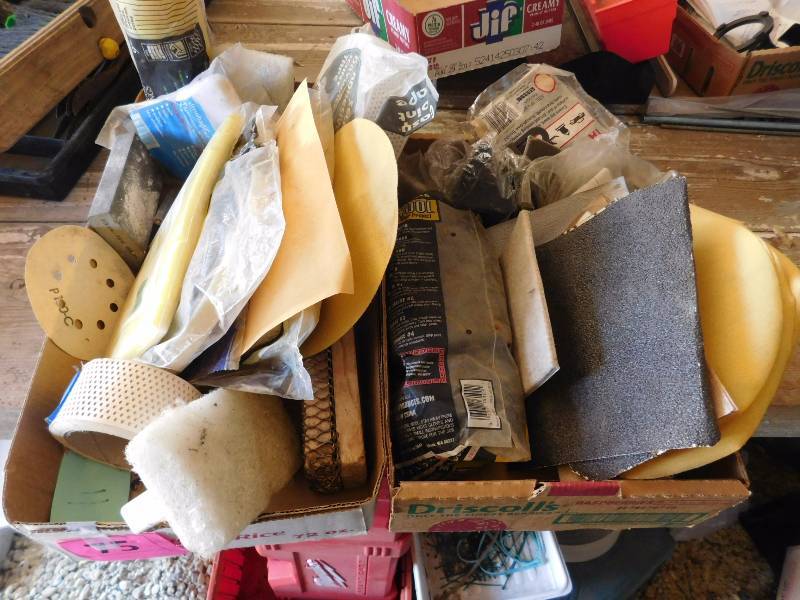 lot 75 image: drywall sanding and prep items