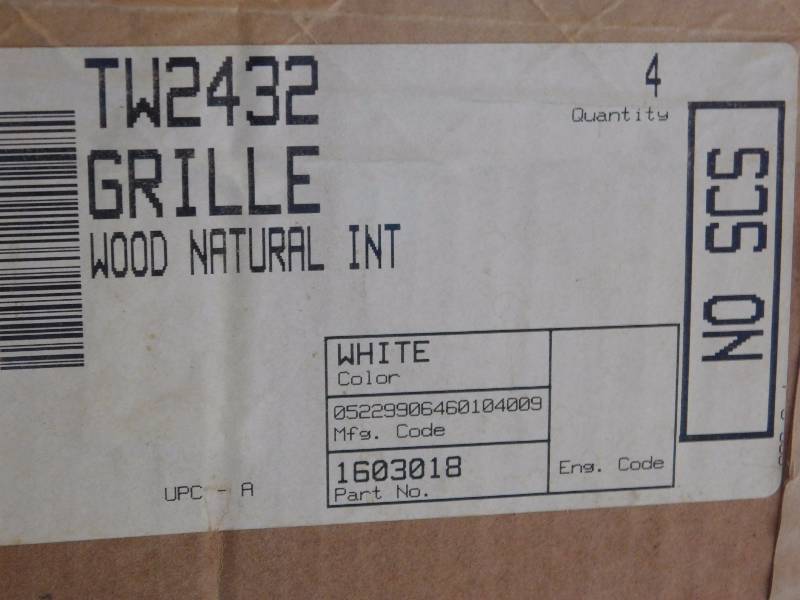 lot 96 image: Anderson NIB TW-2432 window grille