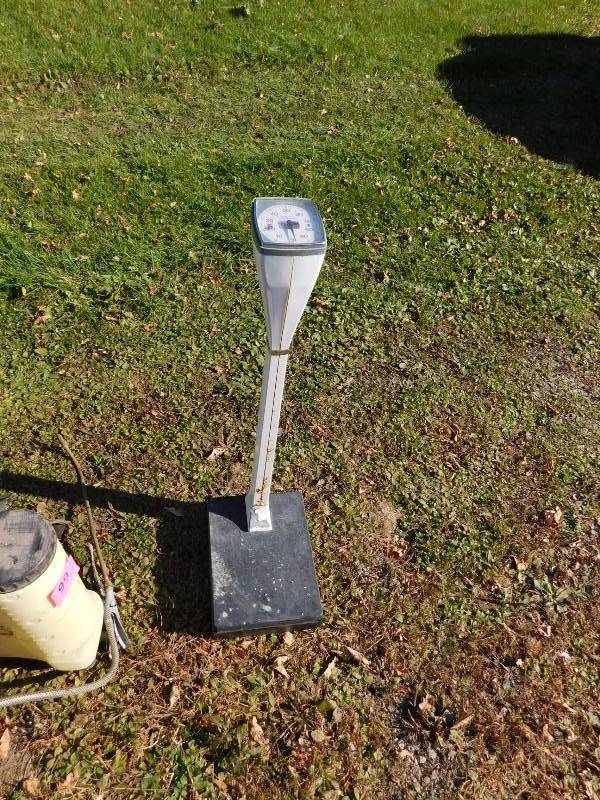 lot 105 image: vintage scale