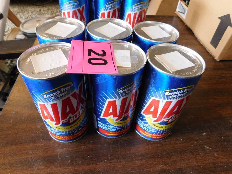 lot 20 image: 6 cans of Ajax cleanser