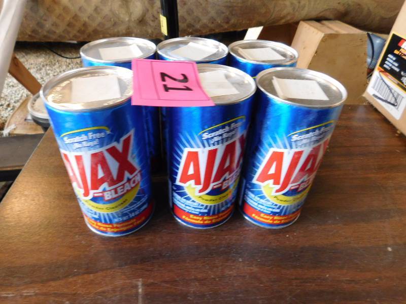 lot 21 image: 6 cans of Ajax cleanser