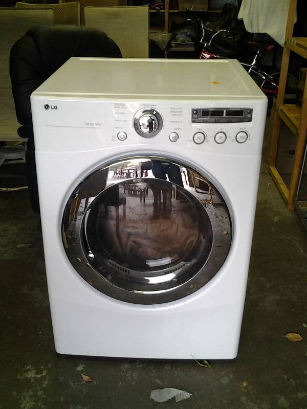 lot 4 image: LG Brand Gas Tromm Front Loading Dryer