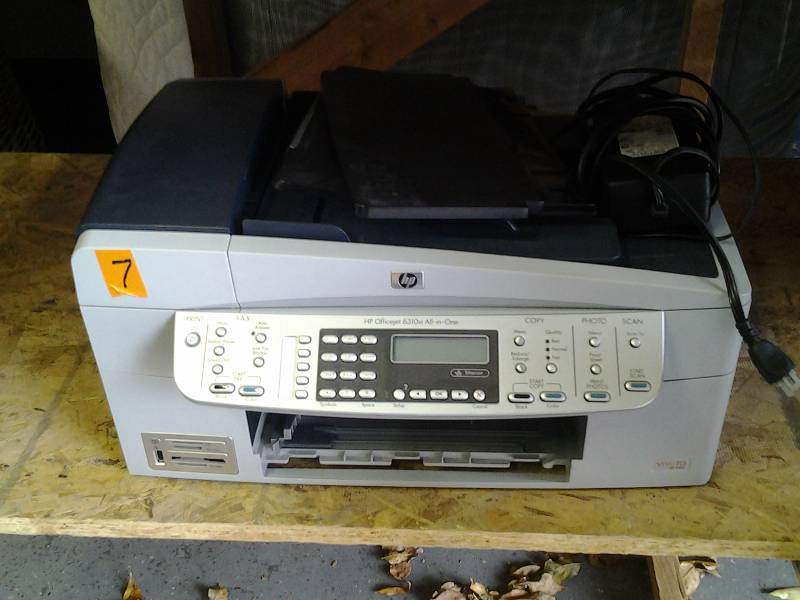 lot 7 image: HP Office Jet 6310 All In One Prnter, Scanner, Copier, Fax, Photo Machine