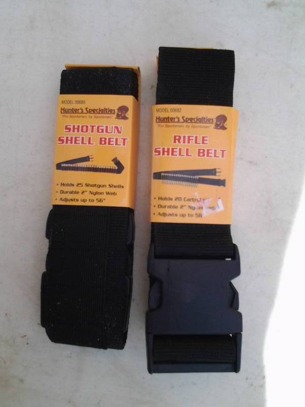 lot 40 image: NEW Rifle Shell Belt & Shotgun Shell Belt