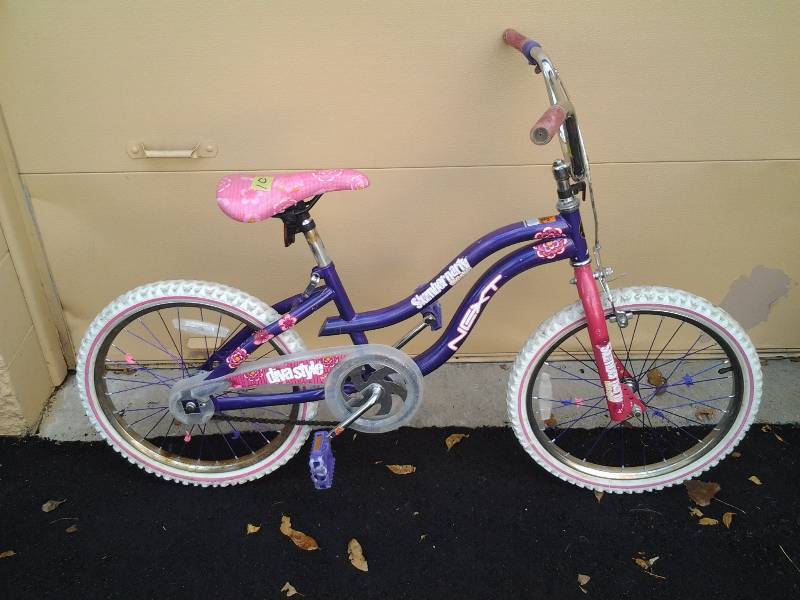 20 inch next slumber party bike