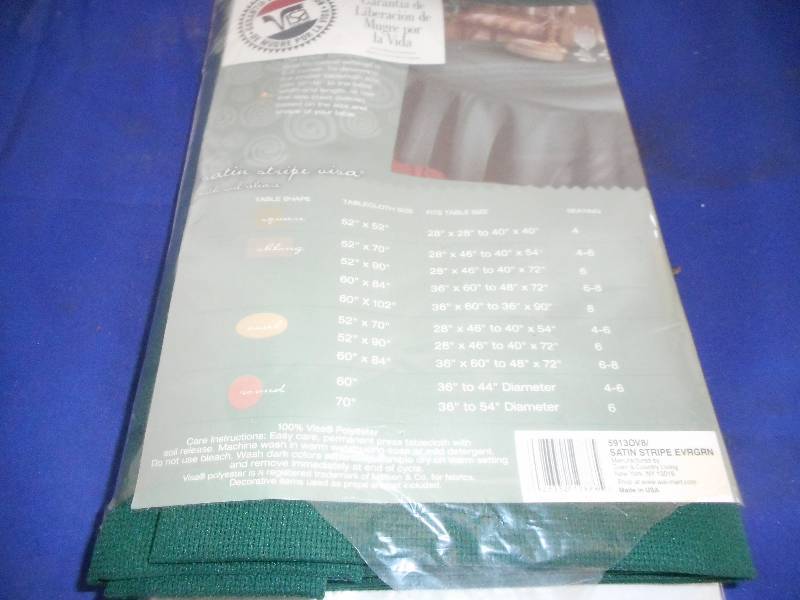 2 NEW TABLE CLOTHS