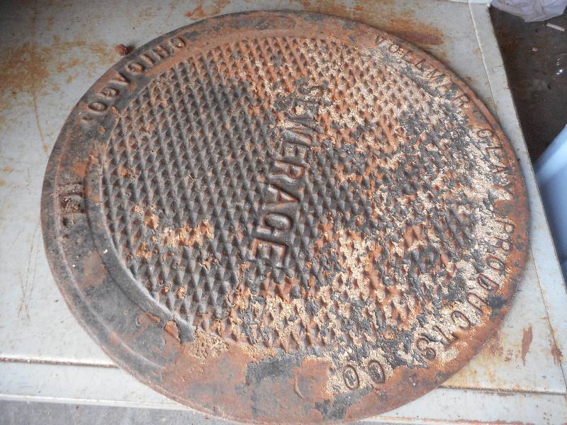 CAST IRON SEWER GRATE