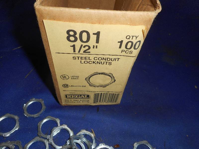 STEEL CONDUIT LOCK NUTS