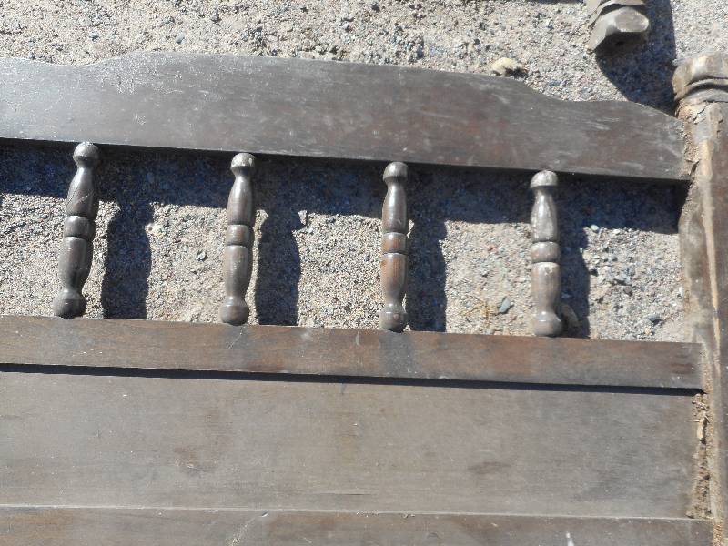 2 ANTIQUE HEAD BOARDS