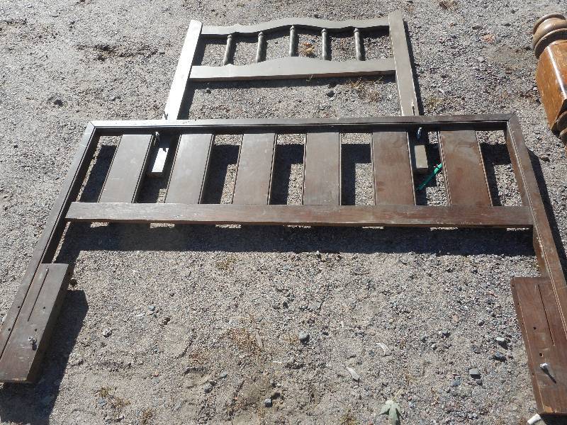 antique bed frame