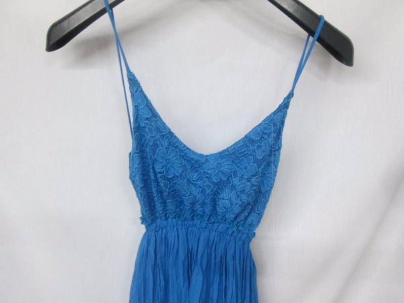 Summer B Crochet Bra Maxi Low Dress