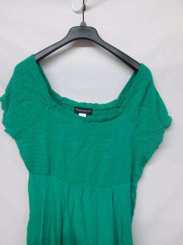 Wearabouts Womens Plus Smocked Gauze Dress