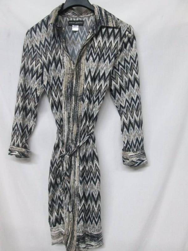 Wearabouts Misses ZigZag Zipper Dress