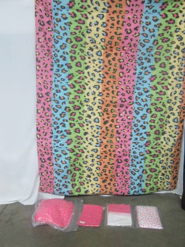 Rainbow Leopard Twin Room in a Cube