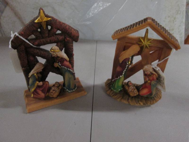 Lot of 2 1 pc Nativity Sets...