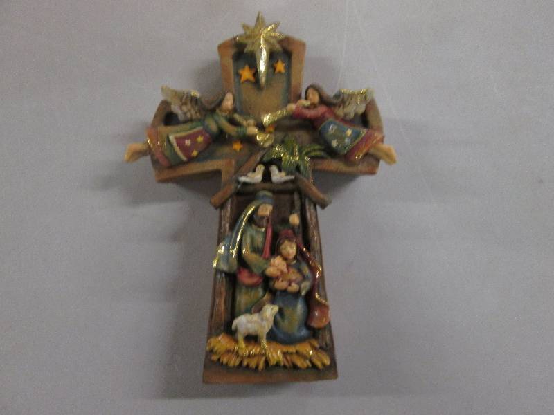 Nativity Cross 6.25 inch...