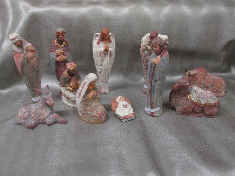 12 pc Ceramic Nativity Set 7.5 inch...