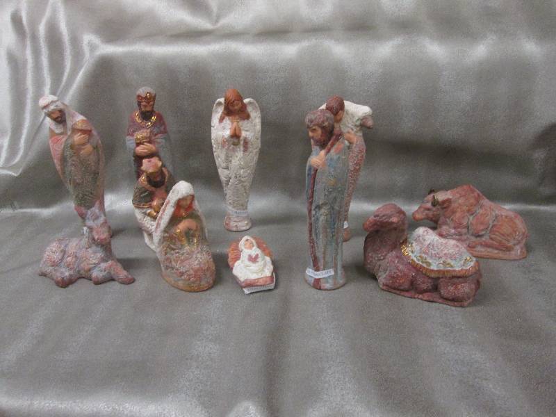 12 pc Ceramic Nativity Set 7.5 inch...
