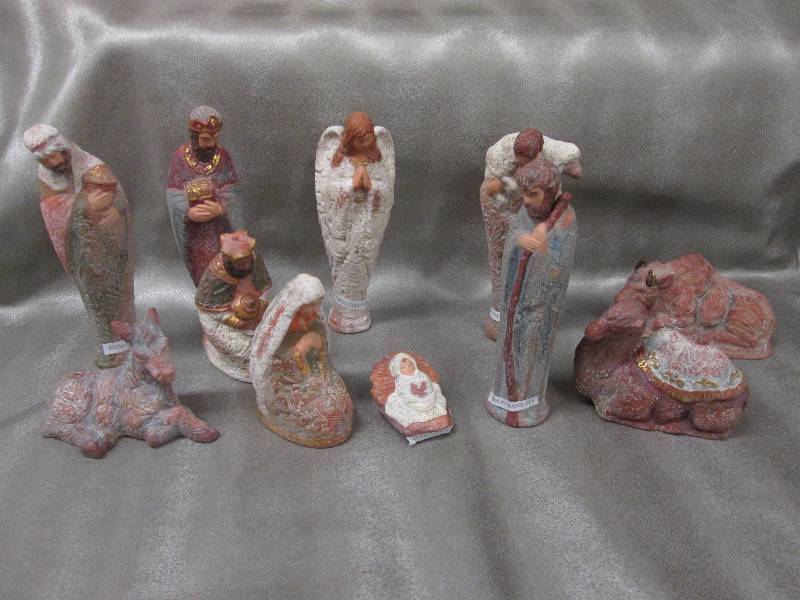 12 pc Ceramic Nativity Set 7.5 inch...