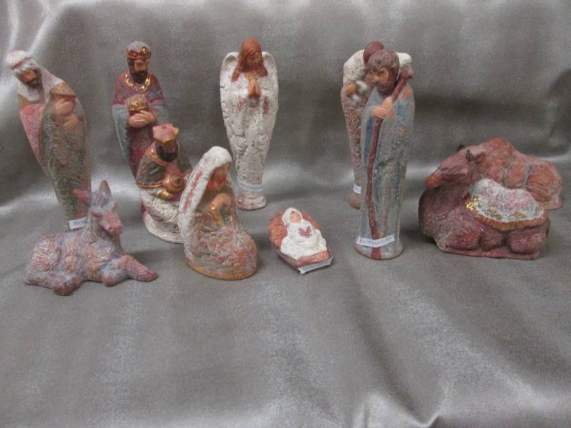12 pc Ceramic Nativity Set 7.5 inch...