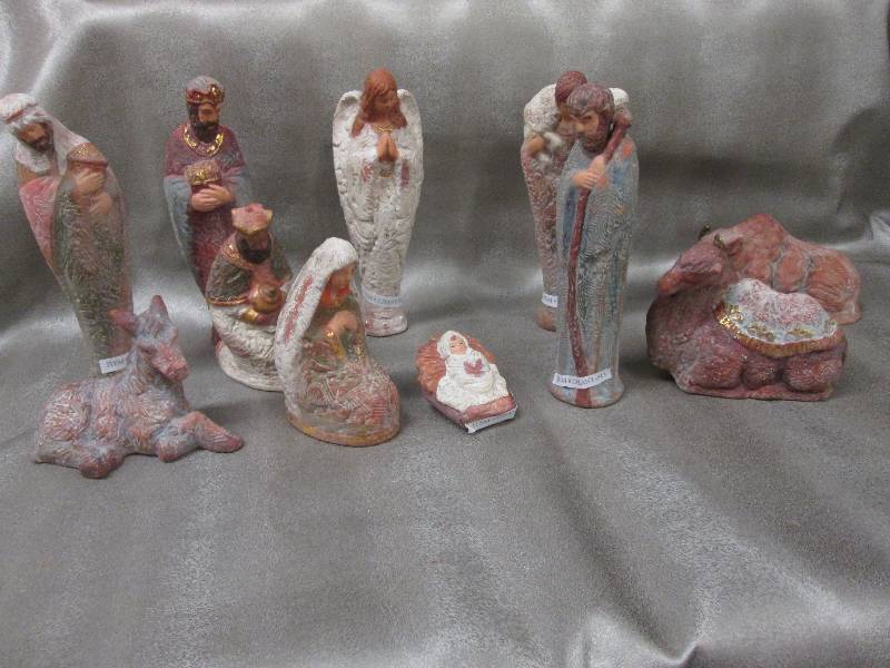 12 pc Ceramic Nativity Set 7.5 inch...