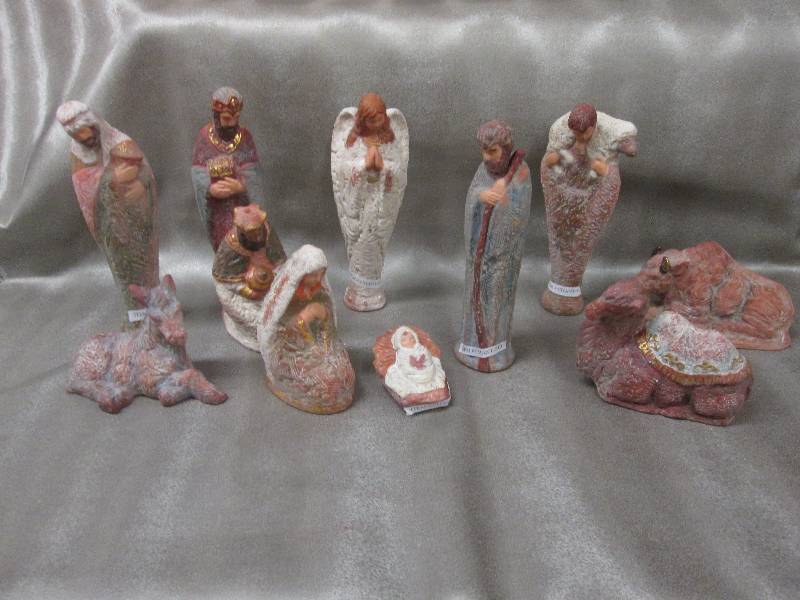 12 pc Ceramic Nativity Set 7.5 inch...