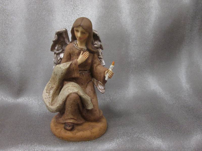 9 pc Ceramic Nativity Set Earthtone...