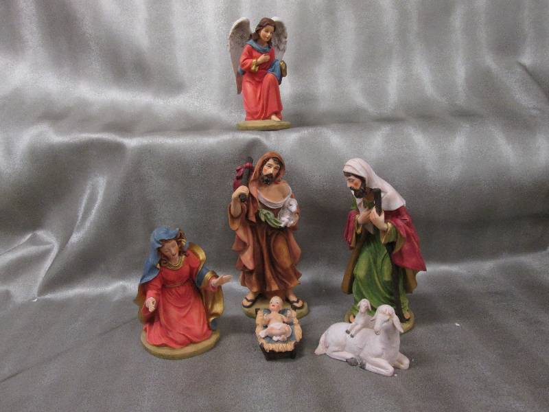 6 pc Detailed  Nativity Set 8.5 inc...