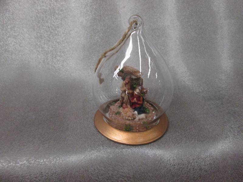 Lot of 6  Nativity Ornaments 3.5 i...
