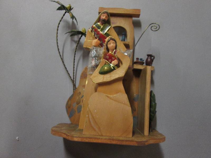 Wood Crafted Holy Family Musical 10...