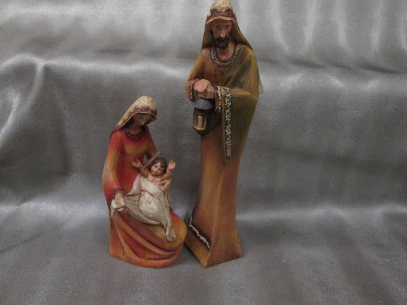Lot of 6 2pc Resin Holy Family 12 ...