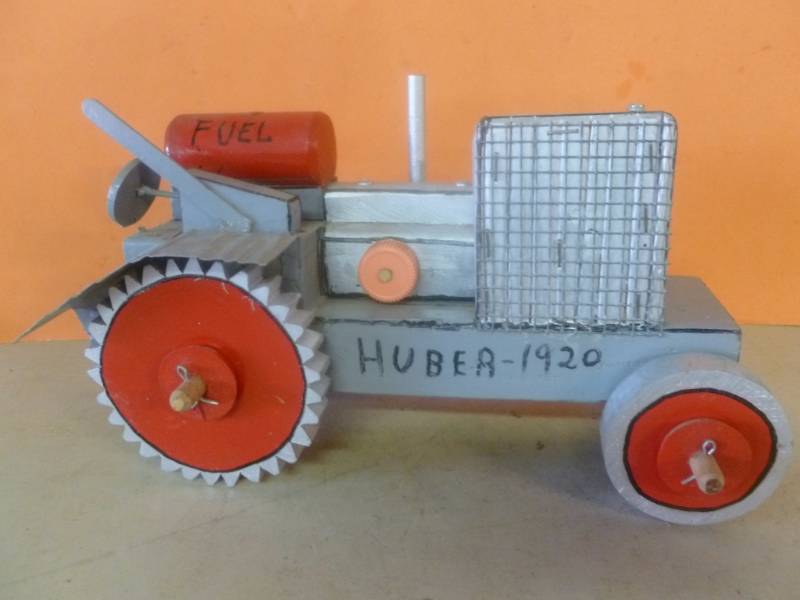 Custom Made Wooden Tractor