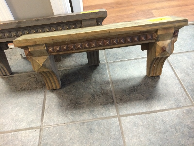 lot 37 image: Shelf Unit  24w x 5 d   Lot of 2