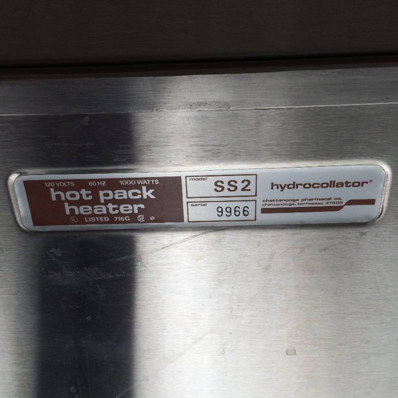 lot 44 image: REtails New $1200 University Sports Medicine Equipment Chattanooga SS2 Mobile Hydrocollator Unit-SS-2 Hot Pack Heater Unit - Excellent Condition