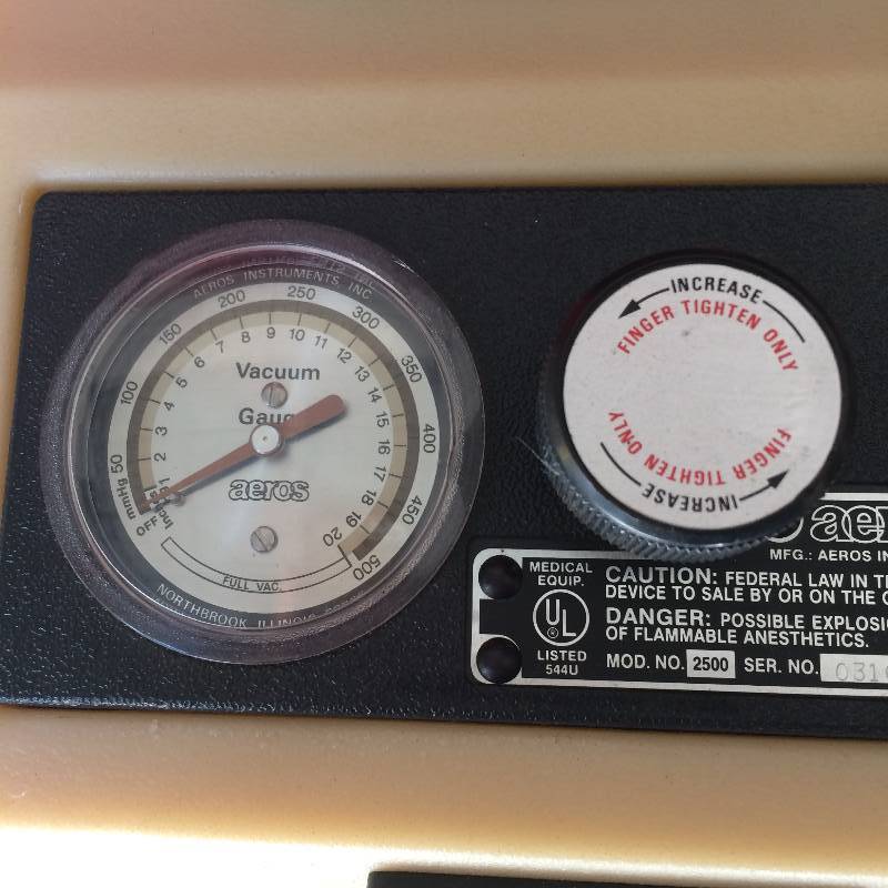lot 41 image: Retail USED $300 Portable Aeros Instavac Endoscopic Surgical Aspirator Vacuum Suction Pump URgent Care Medical Clinic & Hospital Use - Excellent Condition