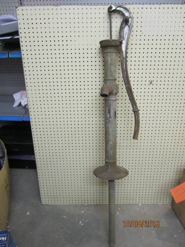 Metal pump top...