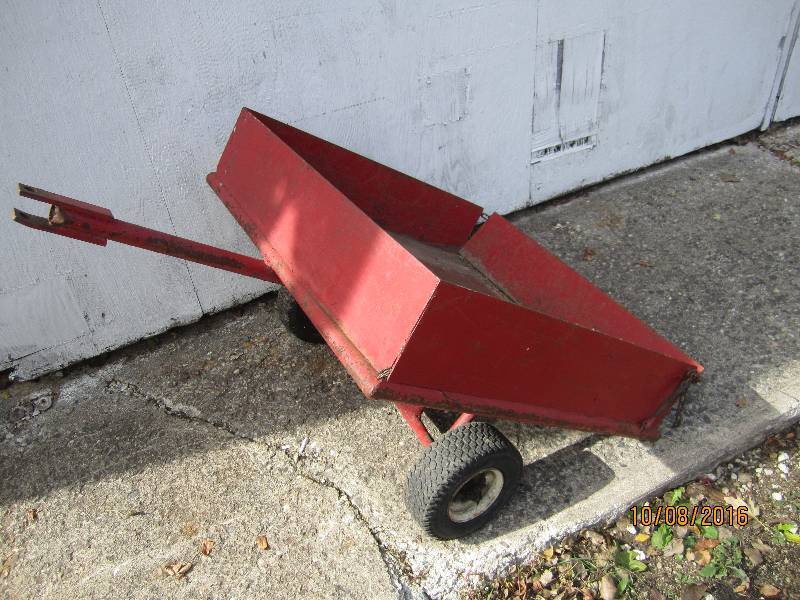 Thick metal garden wagon bed is app...