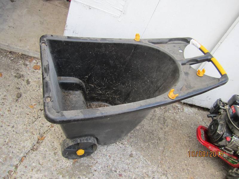 Plastic garden cart...