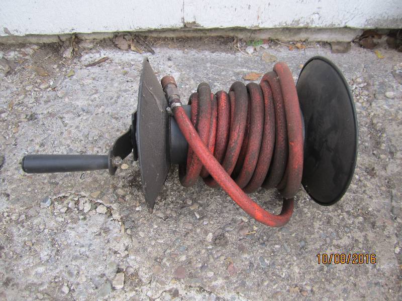 Air hose on reel...
