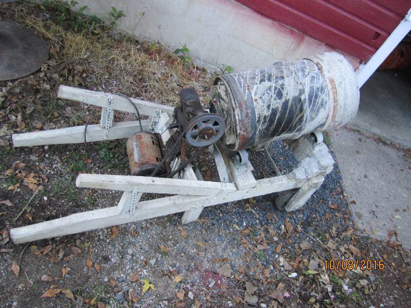 Home made cement maker...