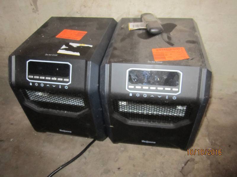 2 Life Zone infrared heaters one wi...
