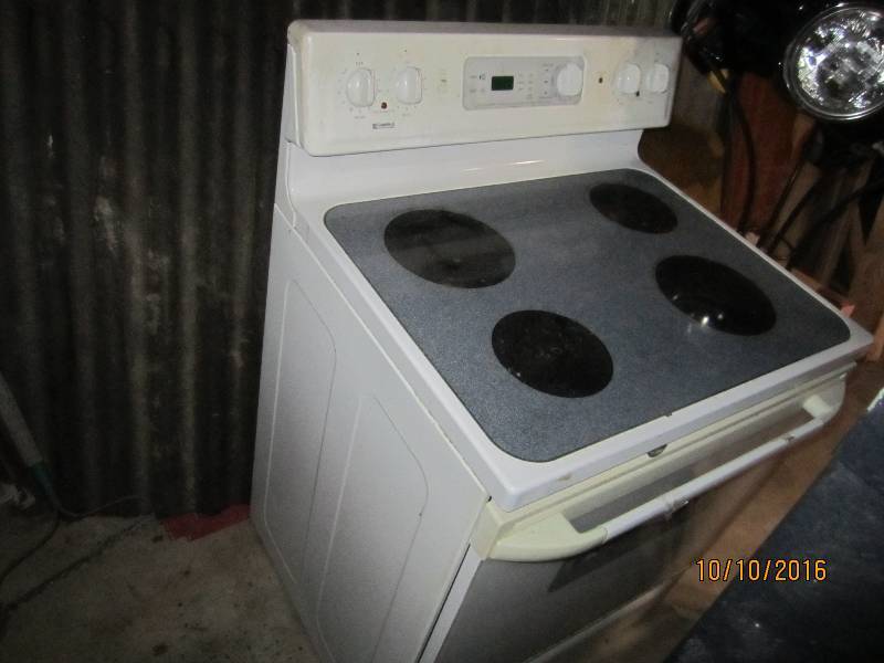 Kenmore glasstop range...